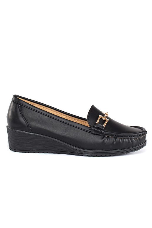 čierne dámske mokasíny s prackami čierne dámske mokasíny s prackami