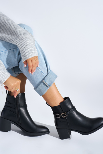 čierne dámske topánky na... 2