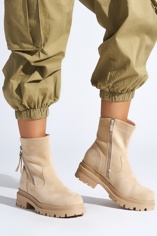 hnedé dámske topánky s ozdobným zamkiem