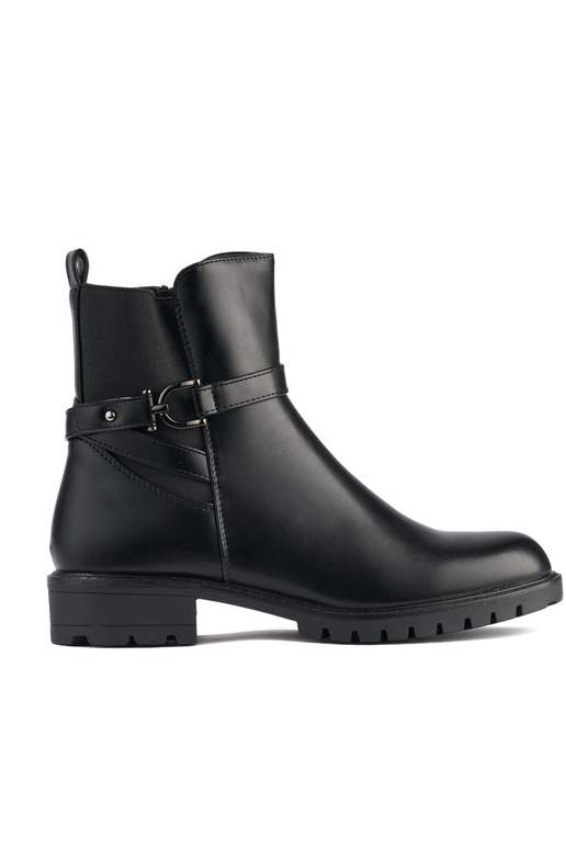 čierne dámske topánky s ozdobnou prackou čierne dámske topánky s ozdobnou prackou