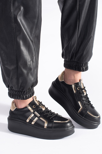 Čierne kožené tenisky model... 2