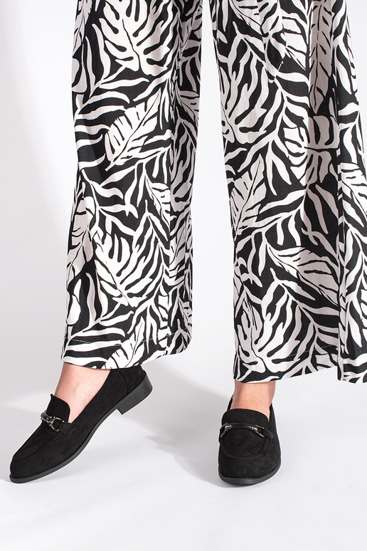 Klasické čierne semišové mokasíny Klasické čierne semišové mokasíny