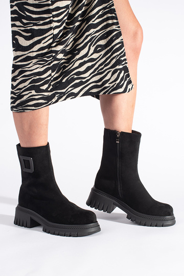 čierne dámske topánky na... 2