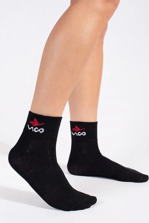 čierne dámske skarpetki Vico 3 ks