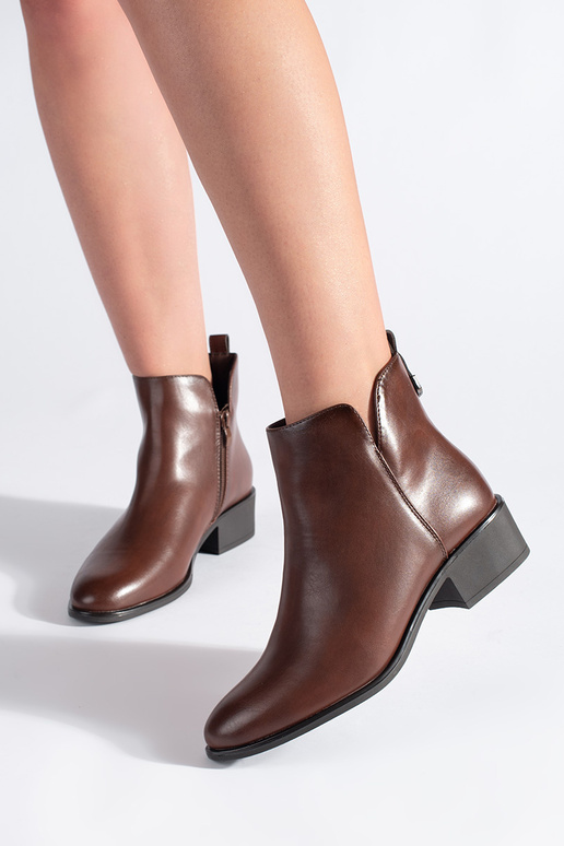 hnedé nízke dámske topánky Sergio Leone