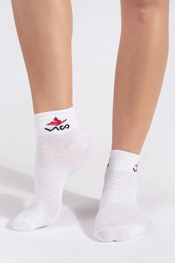 biele dámske skarpetki Vico... 2