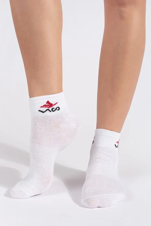 biele dámske skarpetki Vico 3 ks biele dámske skarpetki Vico 3 ks