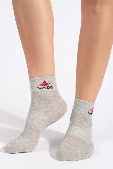 šedé dámske skarpetki Vico... 2