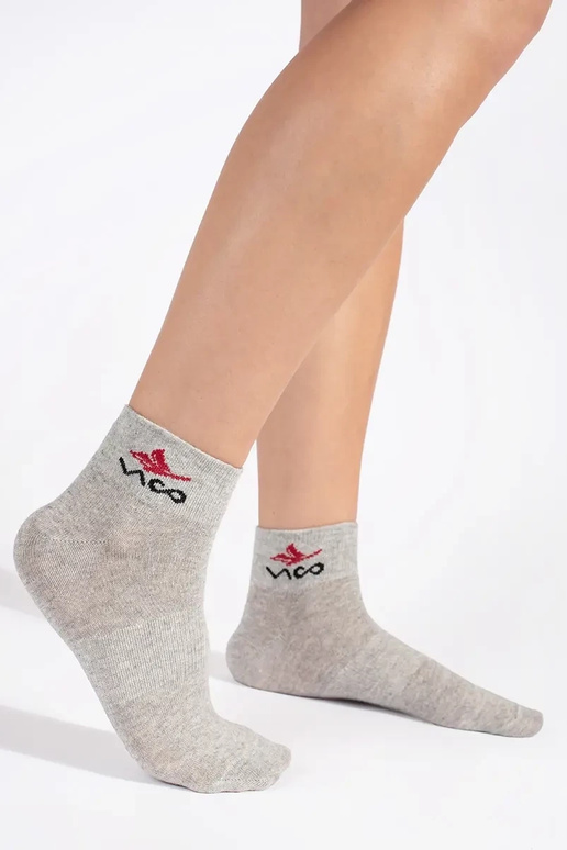 šedé dámske skarpetki Vico 3 ks šedé dámske skarpetki Vico 3 ks