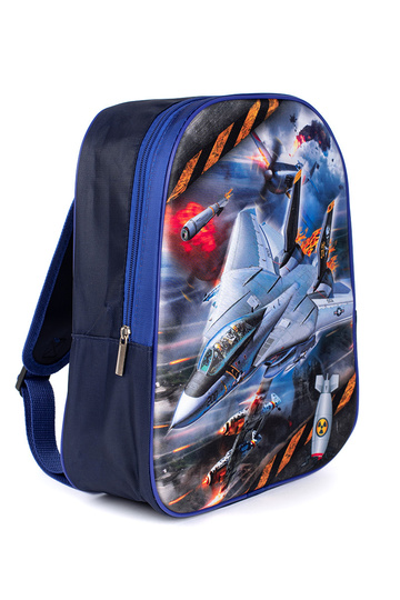 modrý batoh pre chlapca ze...