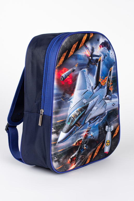 modrý batoh pre chlapca ze statkiem...