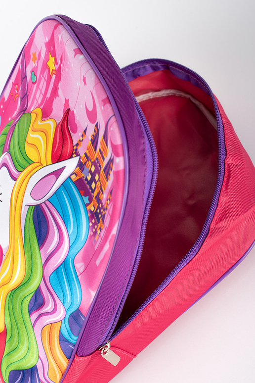 ružovo-fialový ruksak pre dievčatko z...