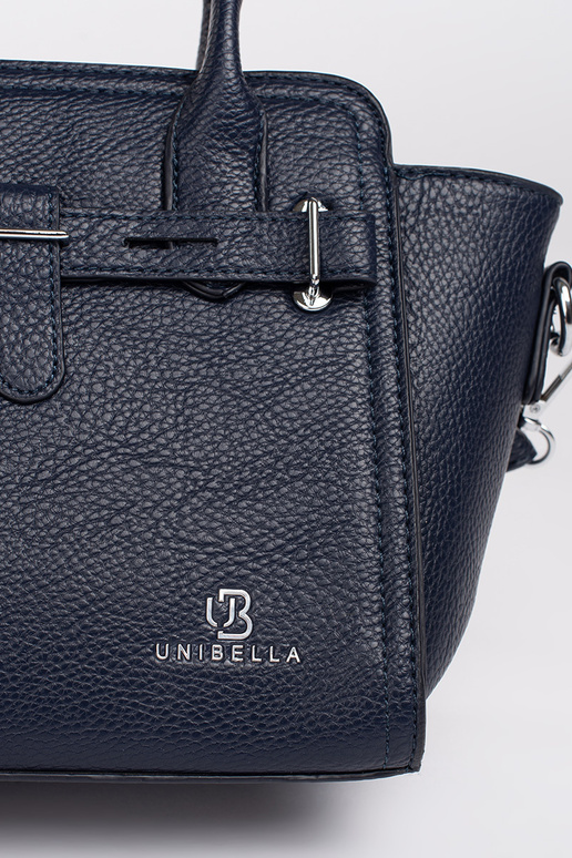 tmavomodrá elegantná kabelka ze...