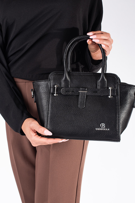 čierna elegantná kabelka ze...