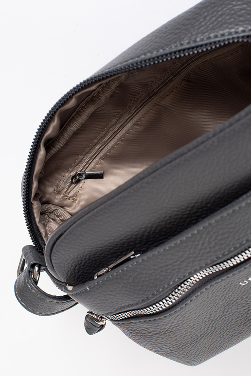 Málý sivá elegantná kabelka na ramene