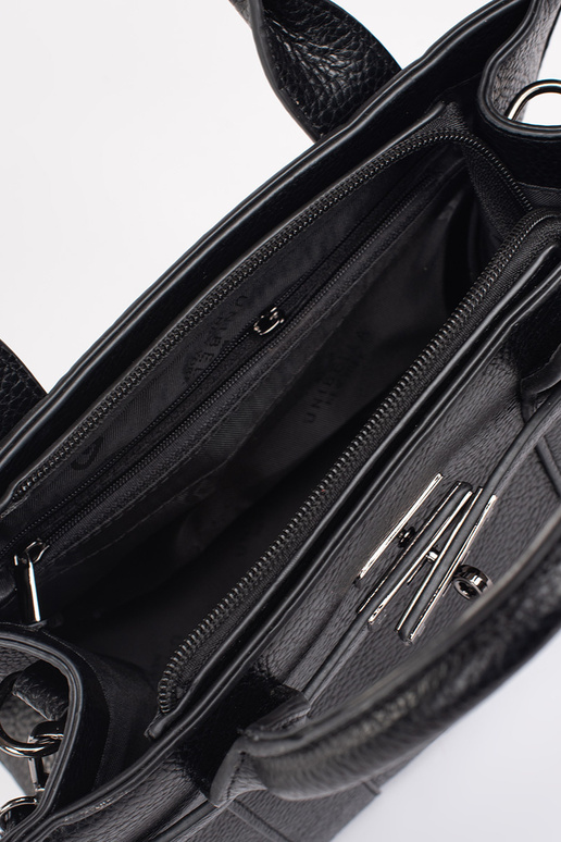 čierna klasický elegantná kabelka