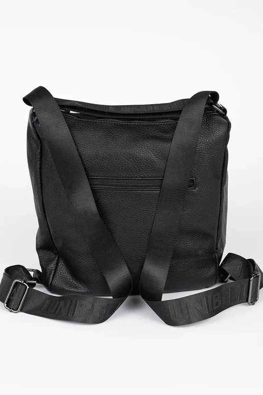 čierny dámsky kabelkový typ batoh so...