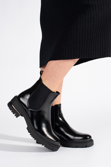 s lakovým efektom dámske... 2