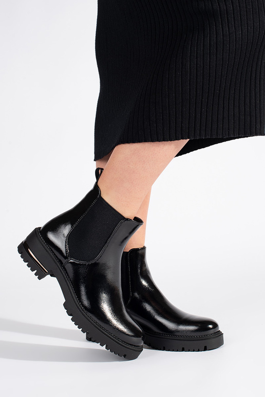 s lakovým efektom dámske čižmy s... s lakovým efektom dámske čižmy s...