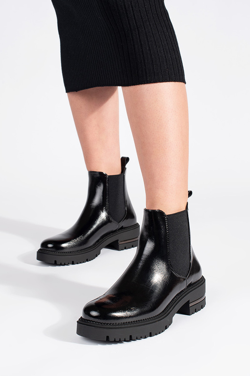 s lakovým efektom dámske čižmy s... s lakovým efektom dámske čižmy s...