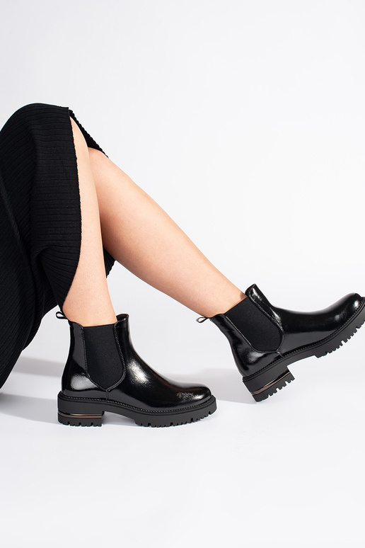 s lakovým efektom dámske čižmy s... s lakovým efektom dámske čižmy s...