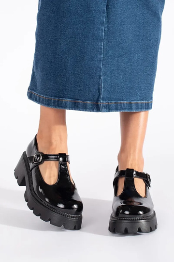 čierna lakované Dámske... 2