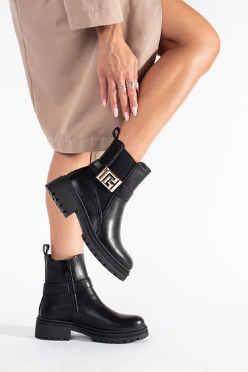 čierna klasický čižmy s... 2