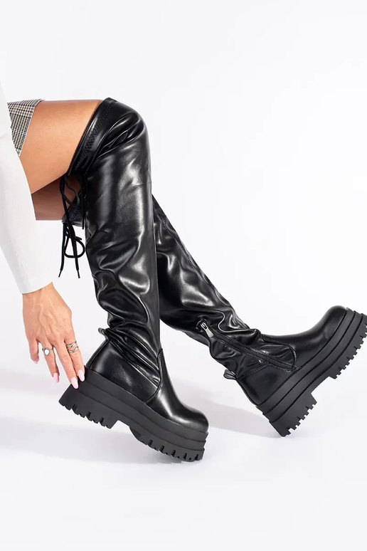 čierna mušketieri s platformou