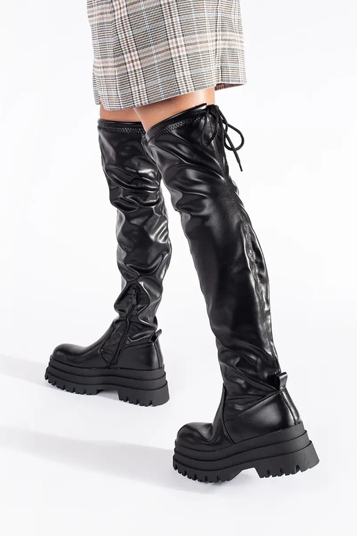 čierna mušketieri s platformou