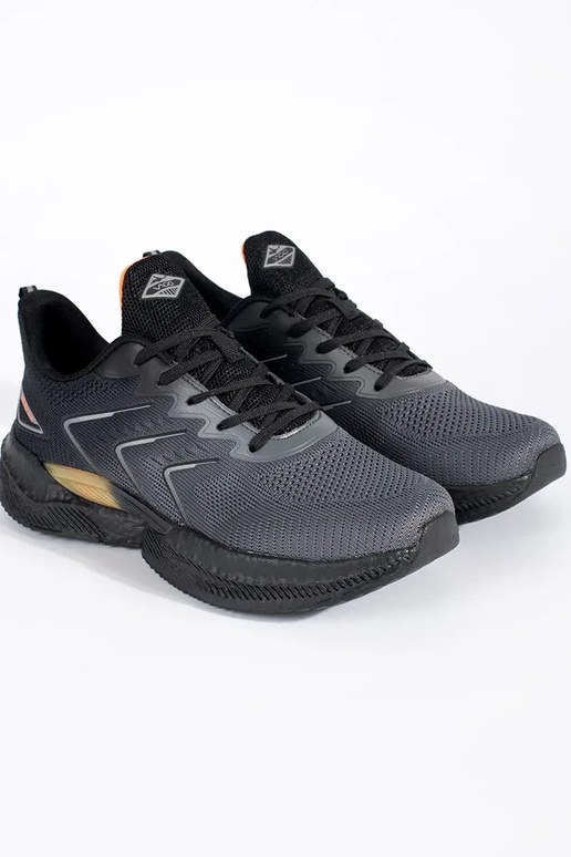 Čierna a-sivá svetlo tenisky čipkovaný