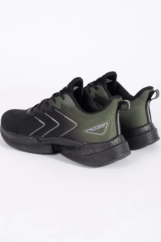 Čierna a-zelená svetlo tenisky čipkovaný