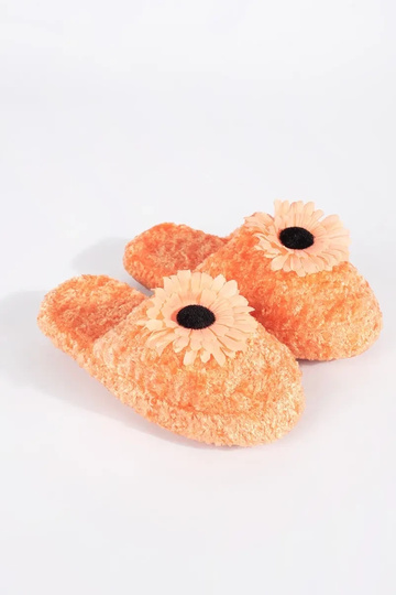 Detské papuče v oranžovej... 2