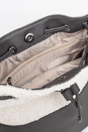 Šedá elegantná kabelka s... 2