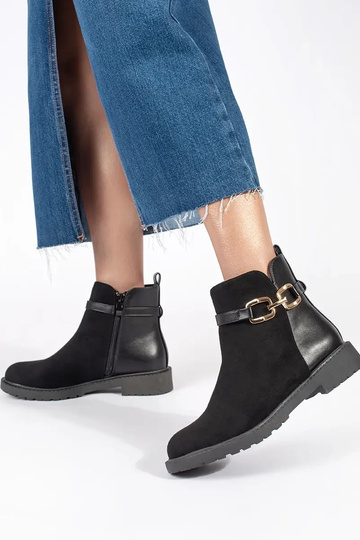 Dámske čierne topánky s... 2