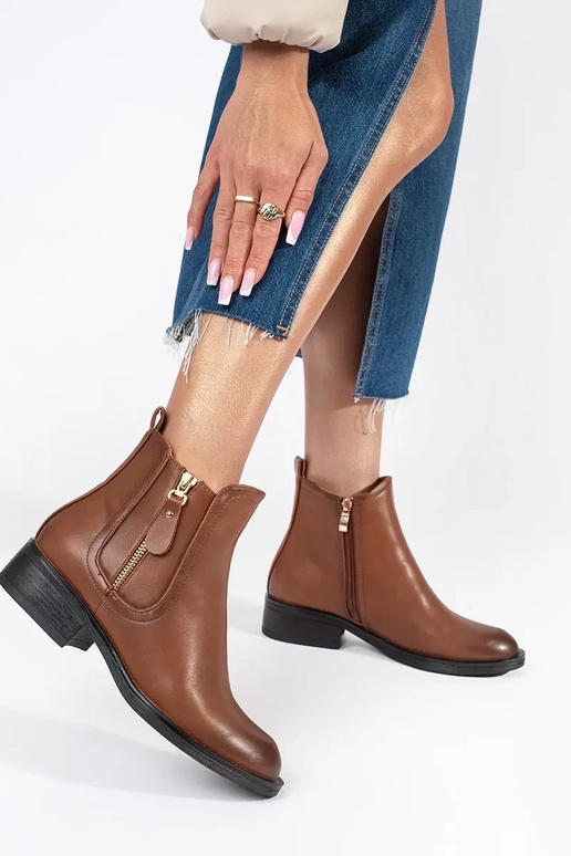 Dámske hnedé topánky