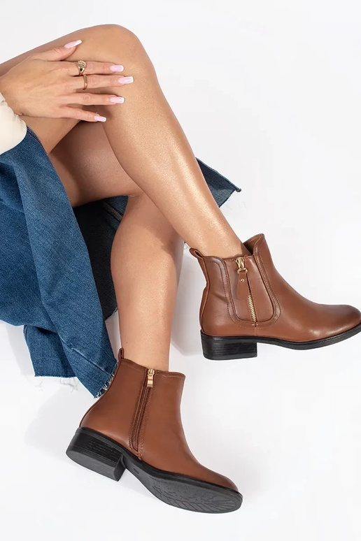 Dámske hnedé topánky