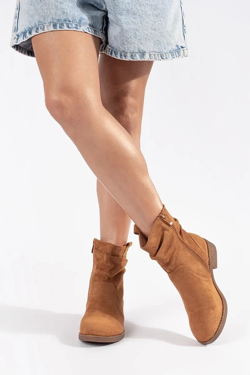 Hnedé kovbojské topánky