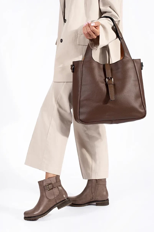 hnedé dámske topánky na nízkom opätku hnedé dámske topánky na nízkom opätku