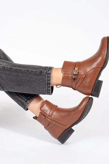 Dámske hnedé topánky na... 2