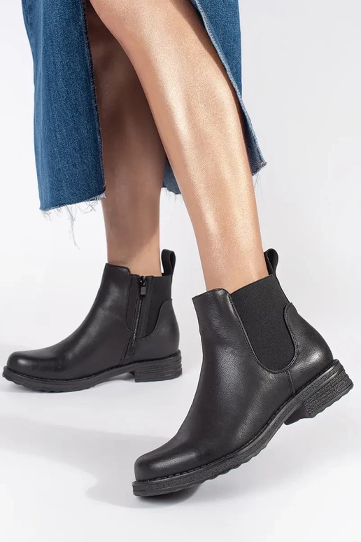 Dámske čierne topánky Dámske čierne topánky