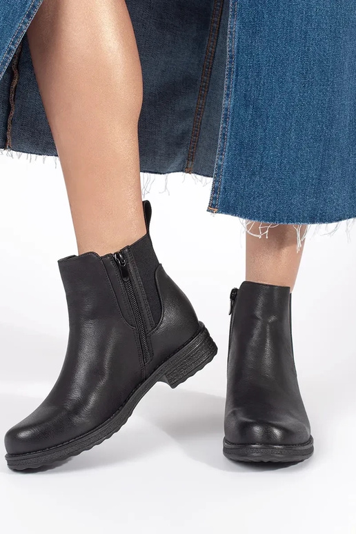 Dámske čierne topánky Dámske čierne topánky