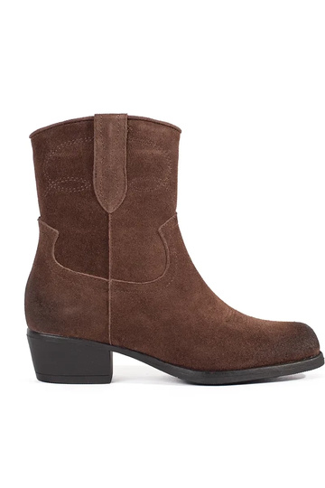 Hnedé kožené kovbojské...