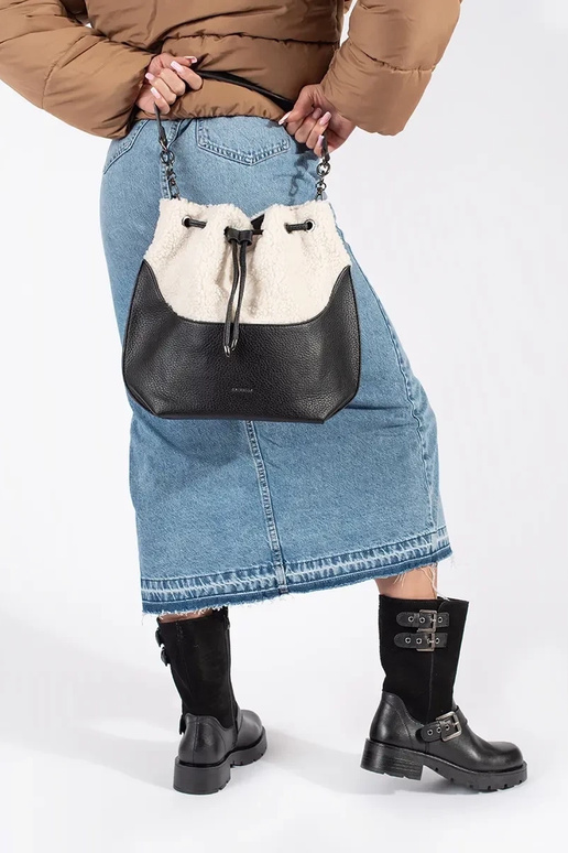 Čierne kožené dámske topánky s...