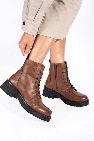 Hnedé topánky s hrubou... 2