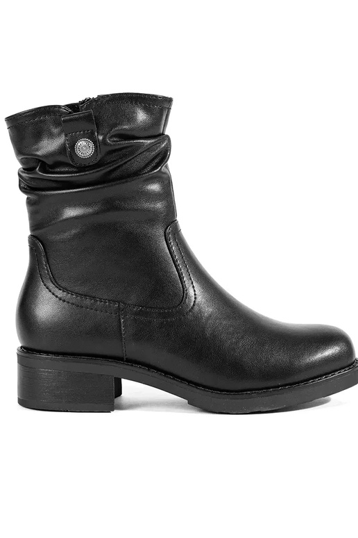 čierne kožené zateplené dámske... čierne kožené zateplené dámske...