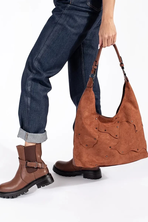 hnedé kožené Dámske topánky na... hnedé kožené Dámske topánky na...