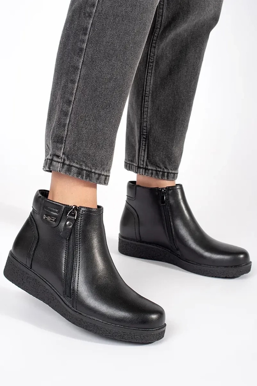 Čierne pohodlné kožené topánky Sergio... Čierne pohodlné kožené topánky Sergio...