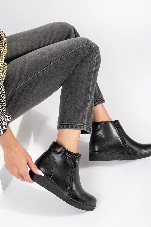 Čierne pohodlné kožené topánky Sergio... Čierne pohodlné kožené topánky Sergio...