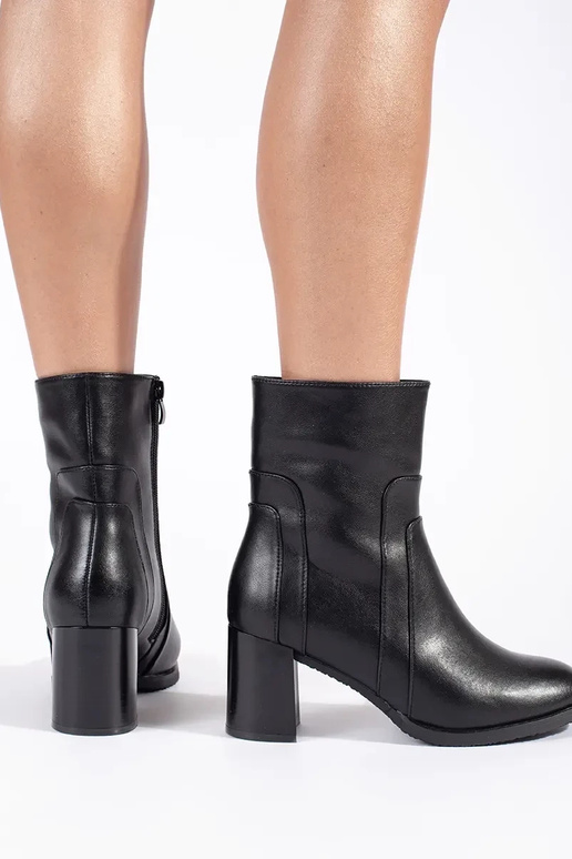 Sergio Leone Dámske čierne kožené...