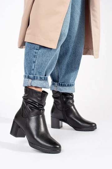 čierne kožené dámske... 2